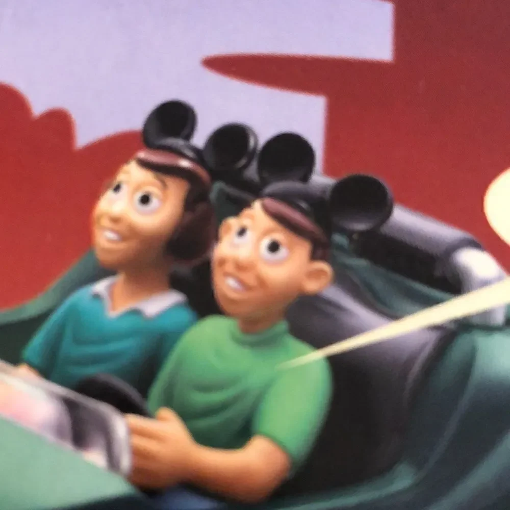 Disney’s Autopia Chevron Ltd Ed 2000 Pull Back Car with Mouseketeers Driving.